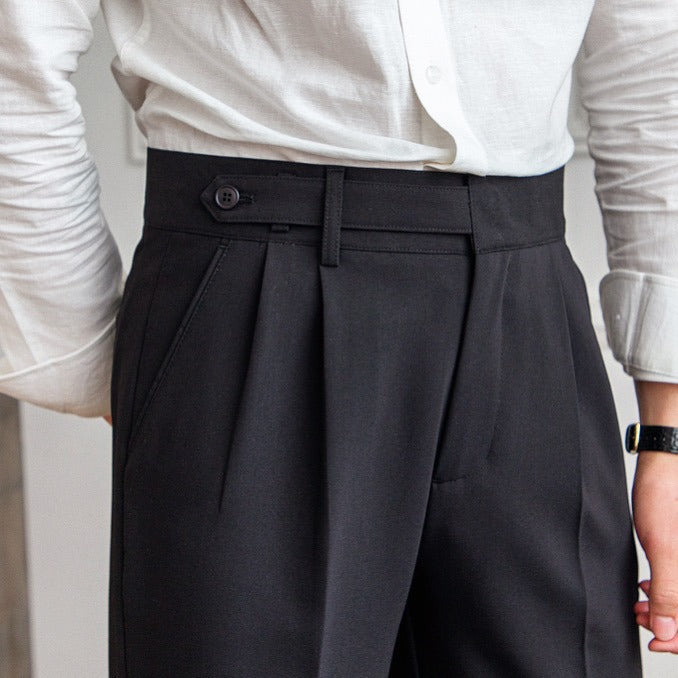 Luuk | Pantalon à doubles plis
