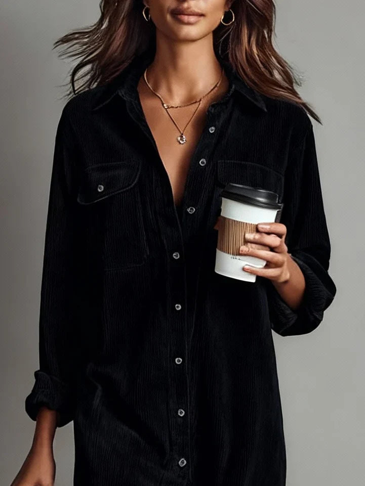 Claudia | Corduroy Maxi Jurk