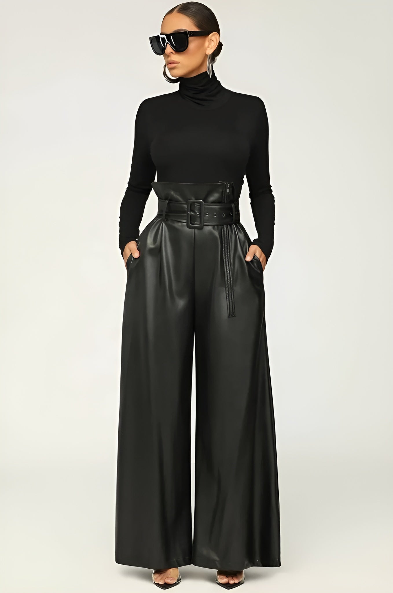 Vanessa | Pantalon en cuir vegan