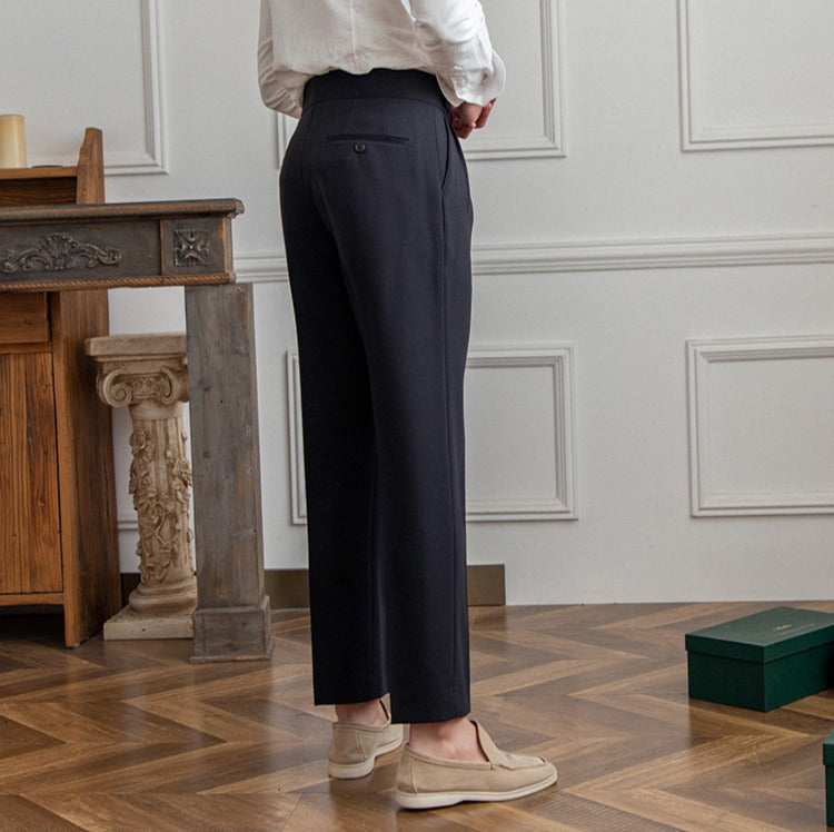 Luuk | Pantalon à doubles plis