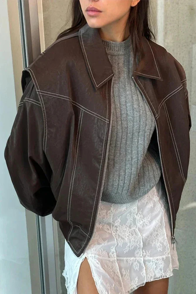 Marit | Blouson aviateur surdimensionné 