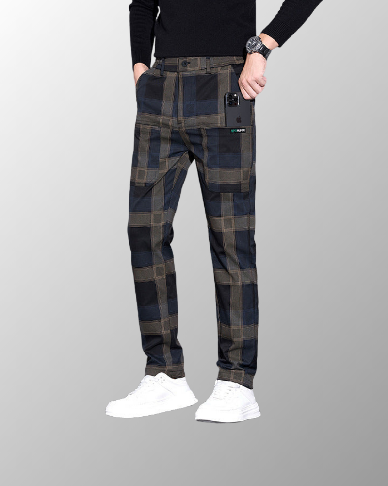 Wouter | Pantalon à carreaux