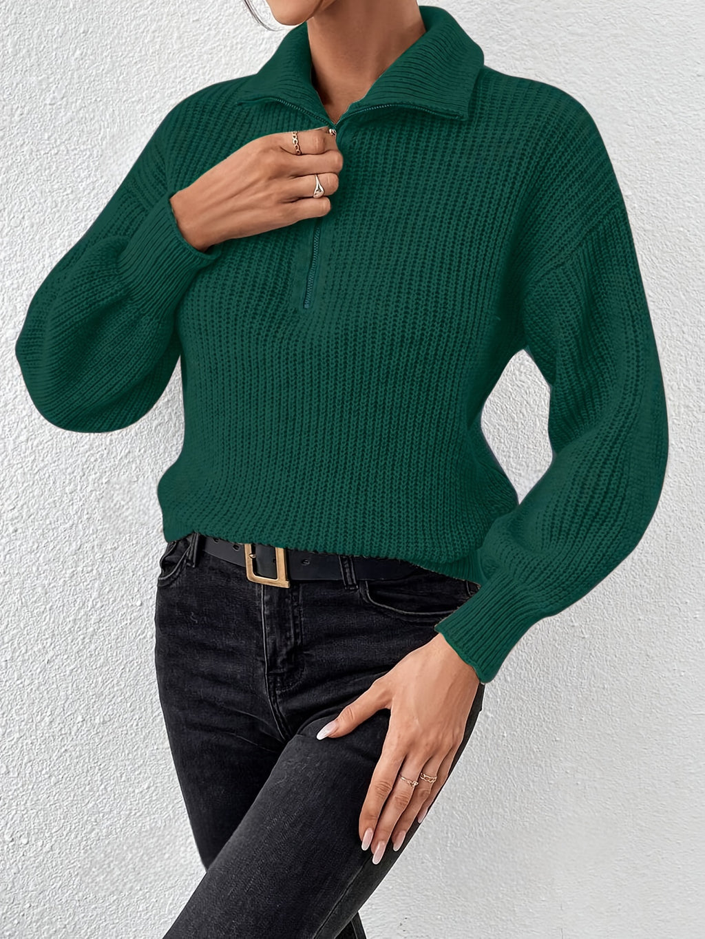 Martha | Pull demi-zip