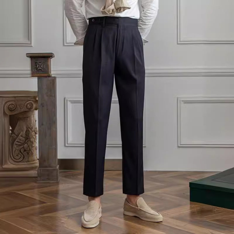 Luuk | Pantalon à doubles plis