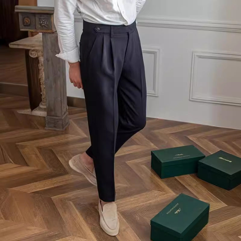 Luuk | Pantalon à doubles plis