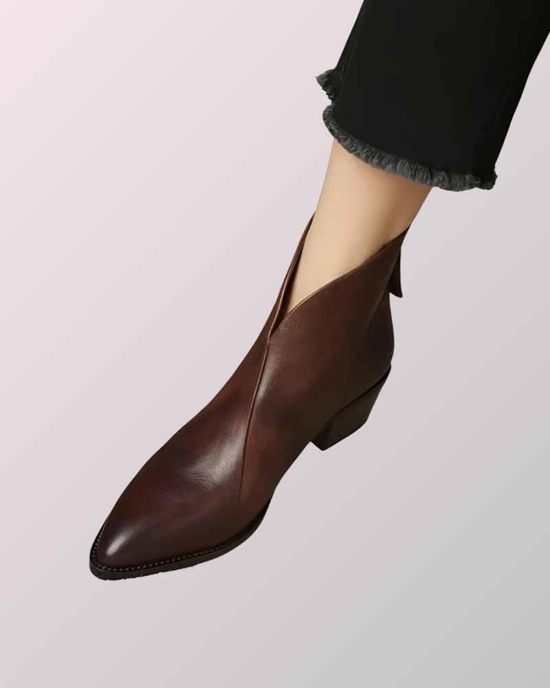 Caroline | Botte en cuir végétalien
