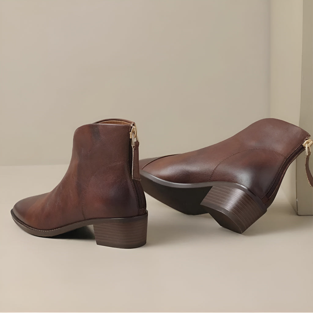 Caroline | Botte en cuir végétalien