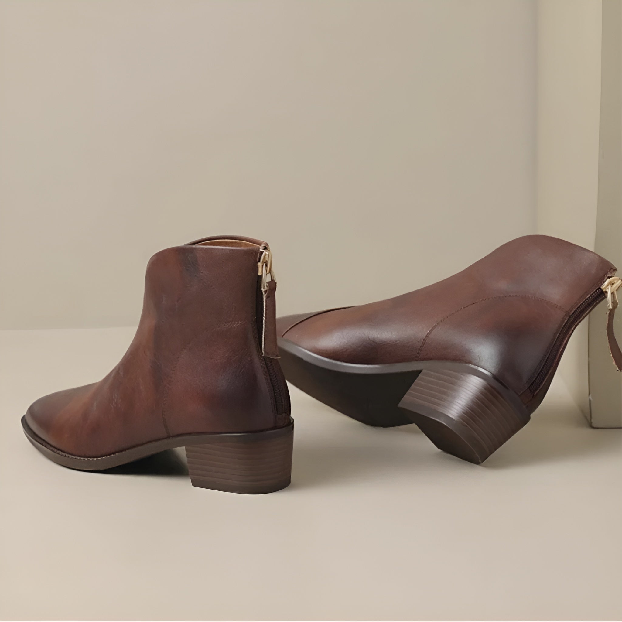 Caroline | Botte en cuir végétalien