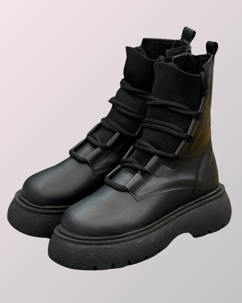 Lara | Bottes en cuir végétalien de qualité supérieure
