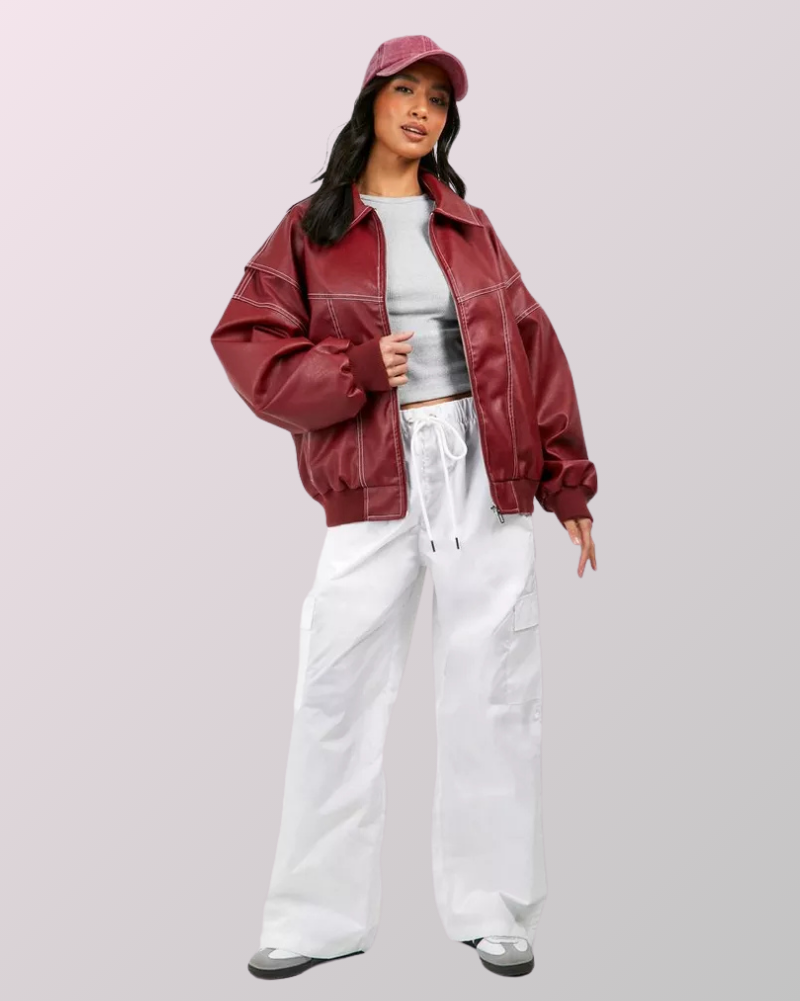 Marit | Blouson aviateur surdimensionné 