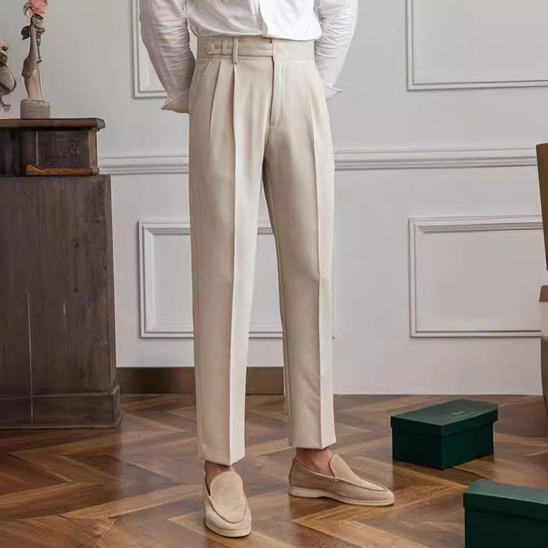 Luuk | Pantalon à doubles plis
