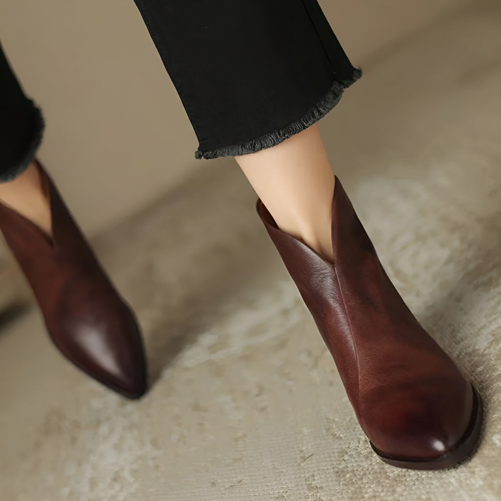Caroline | Botte en cuir végétalien