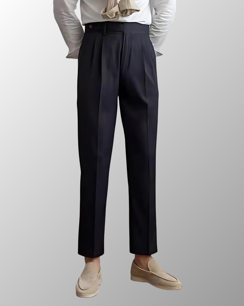 Luuk | Pantalon à doubles plis
