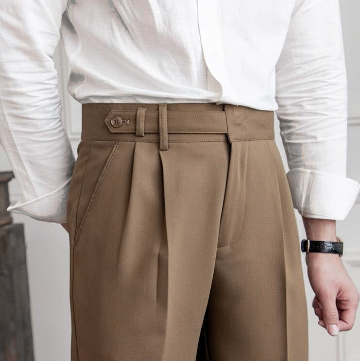 Luuk | Pantalon à doubles plis