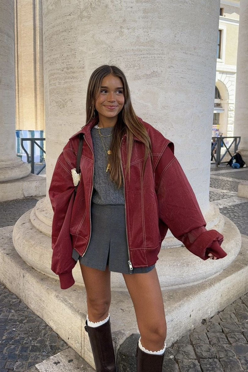Marit | Blouson aviateur surdimensionné 