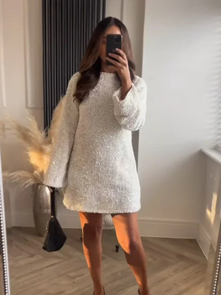 Joséfien | Mini-robe manches longues