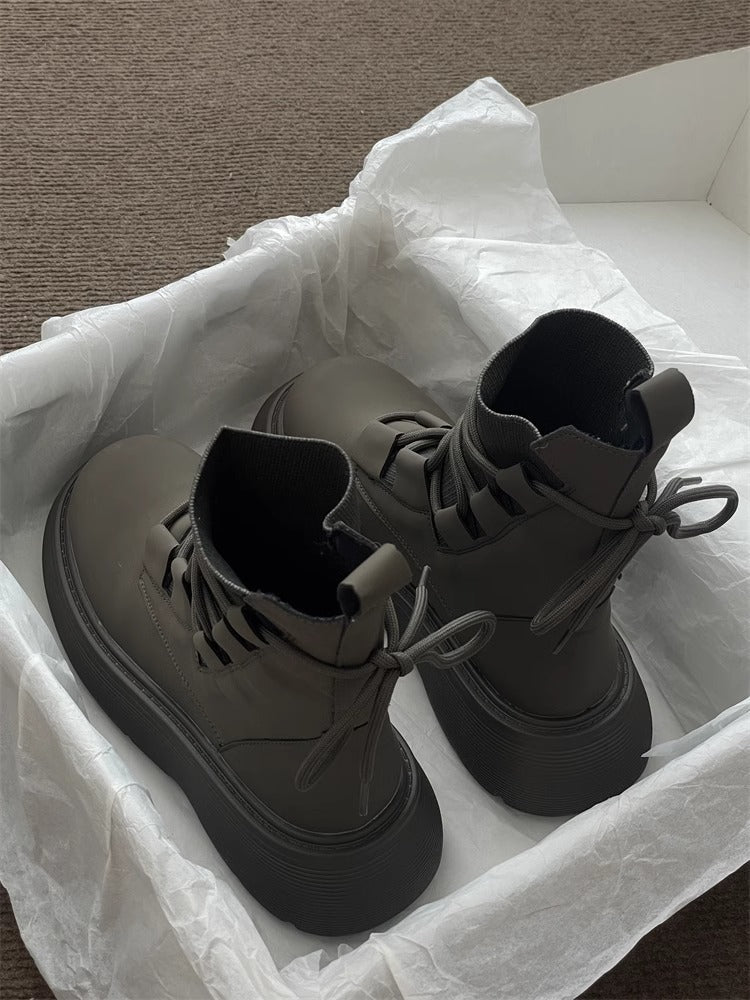 Lara | Bottes en cuir végétalien de qualité supérieure
