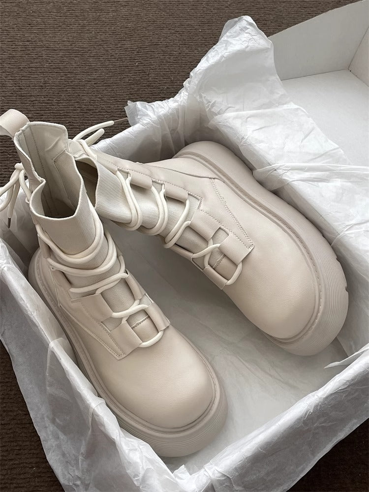 Lara | Bottes en cuir végétalien de qualité supérieure