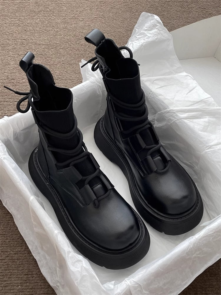 Lara | Bottes en cuir végétalien de qualité supérieure