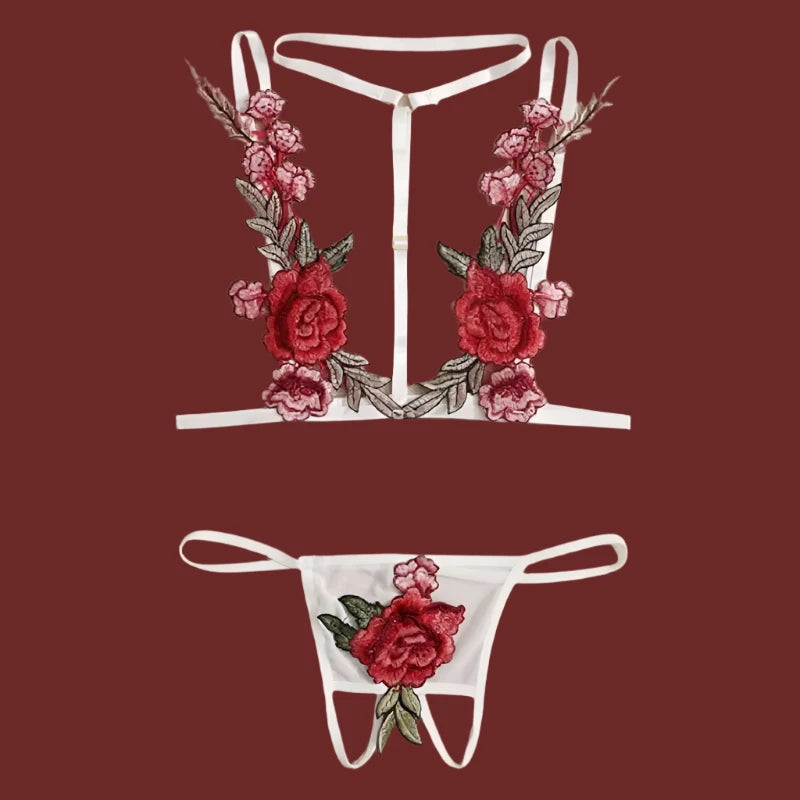 Emma | Rose brodée 