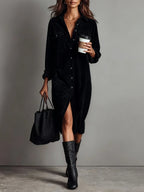 Claudia | Corduroy Maxi Jurk