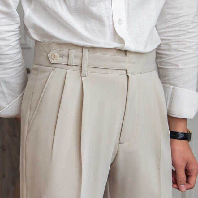Luuk | Pantalon à doubles plis