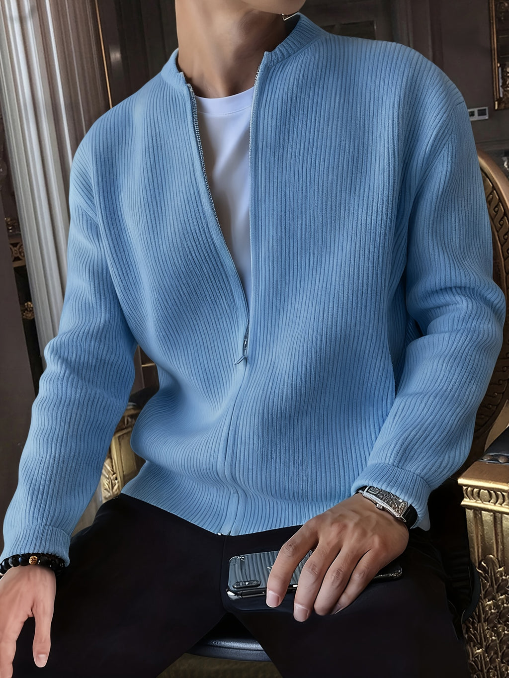 Cas | Pull zippé