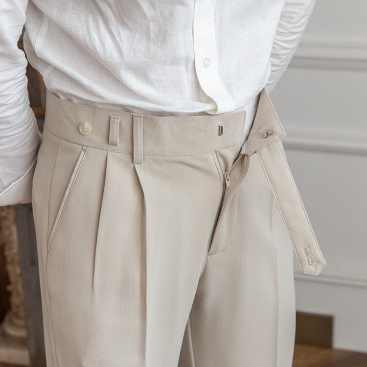 Luuk | Pantalon à doubles plis