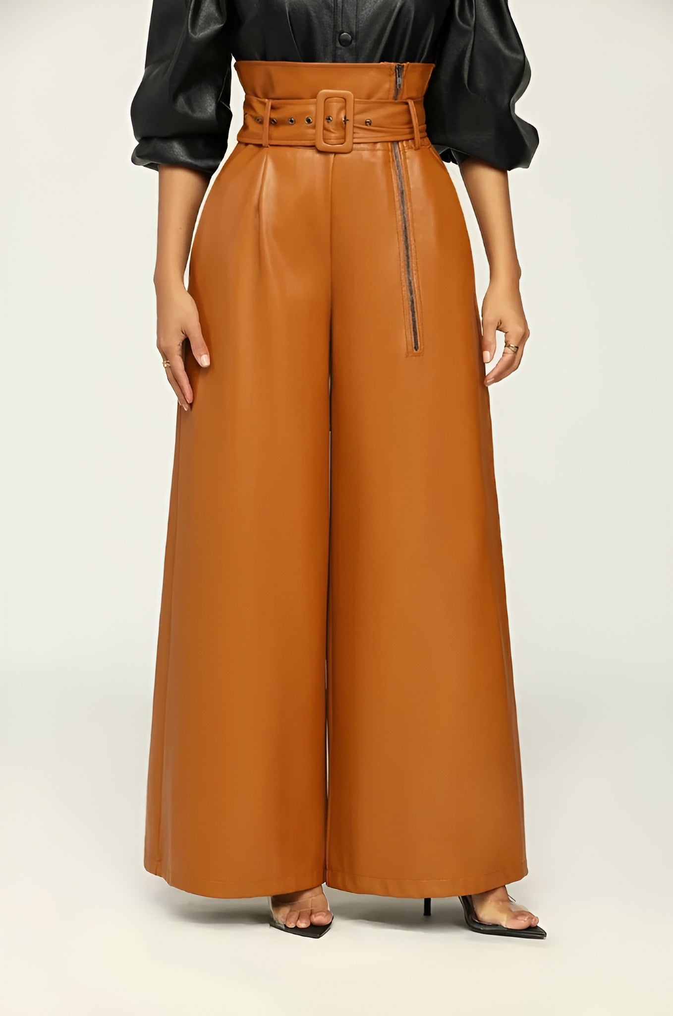 Vanessa | Pantalon en cuir vegan