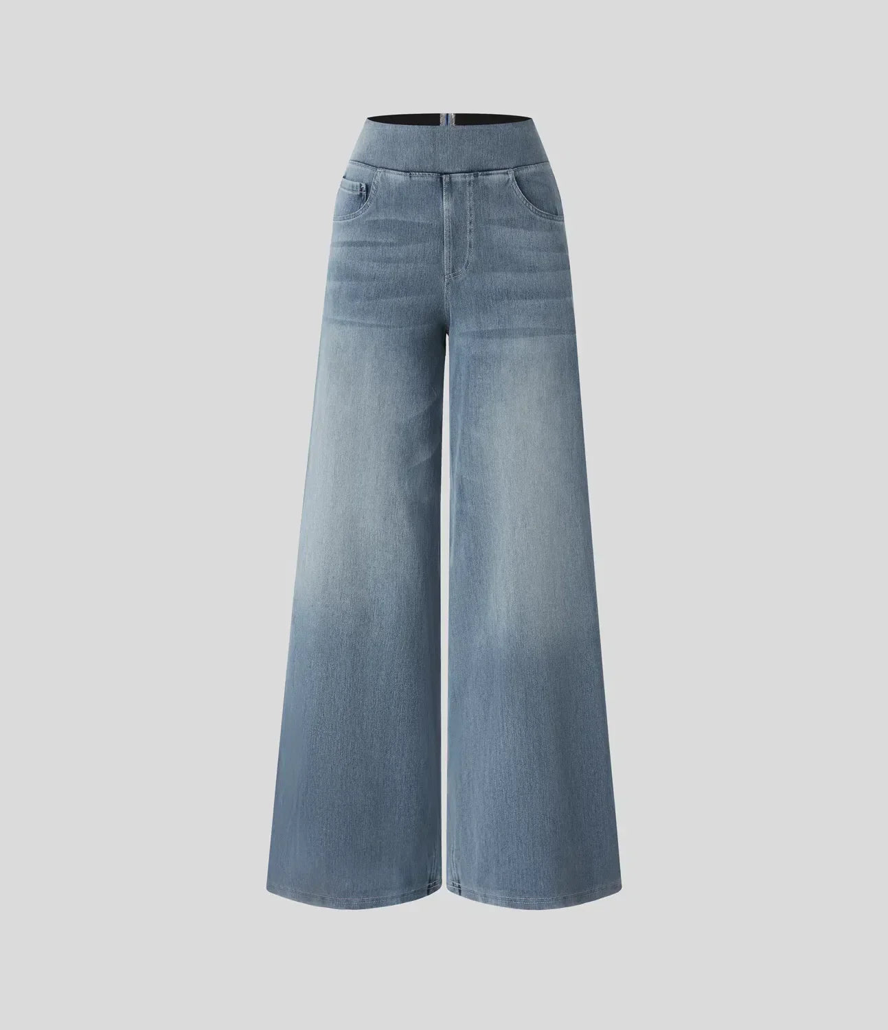 Evana | Elastische Broek Met Hoge Taille