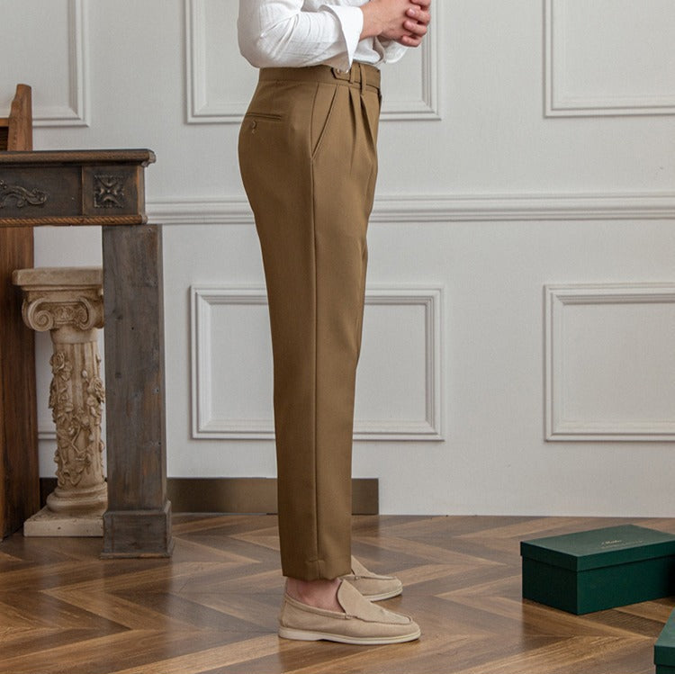 Luuk | Pantalon à doubles plis