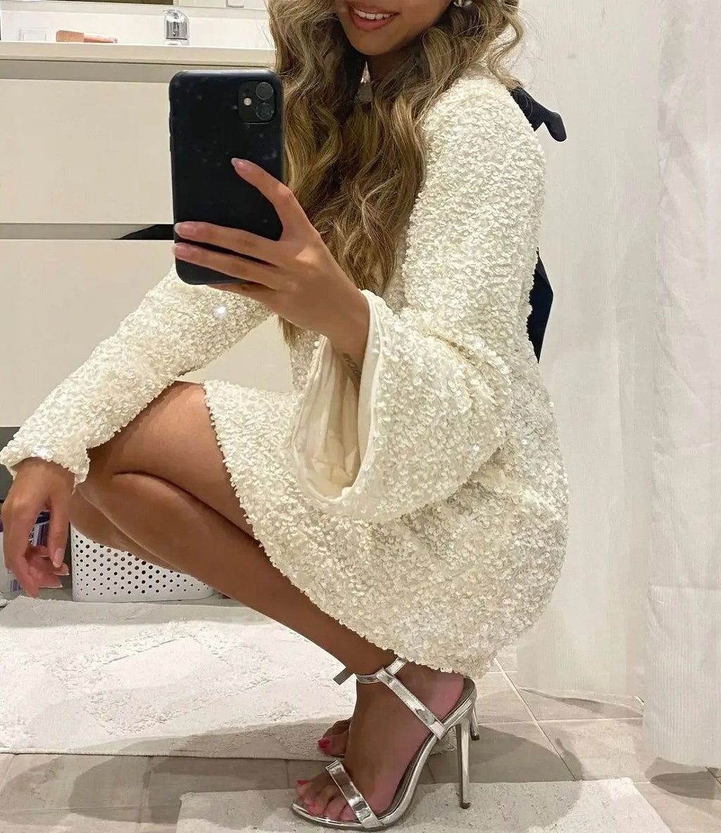 Joséfien | Mini-robe manches longues