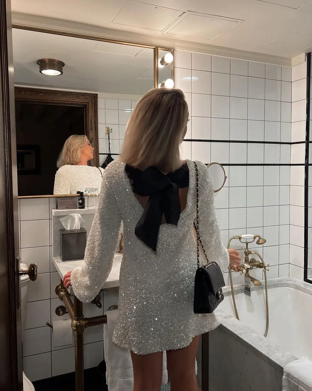Joséfien | Mini-robe manches longues